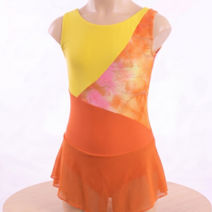 BONITO MAILLOT PATINAJE DE NIÑA