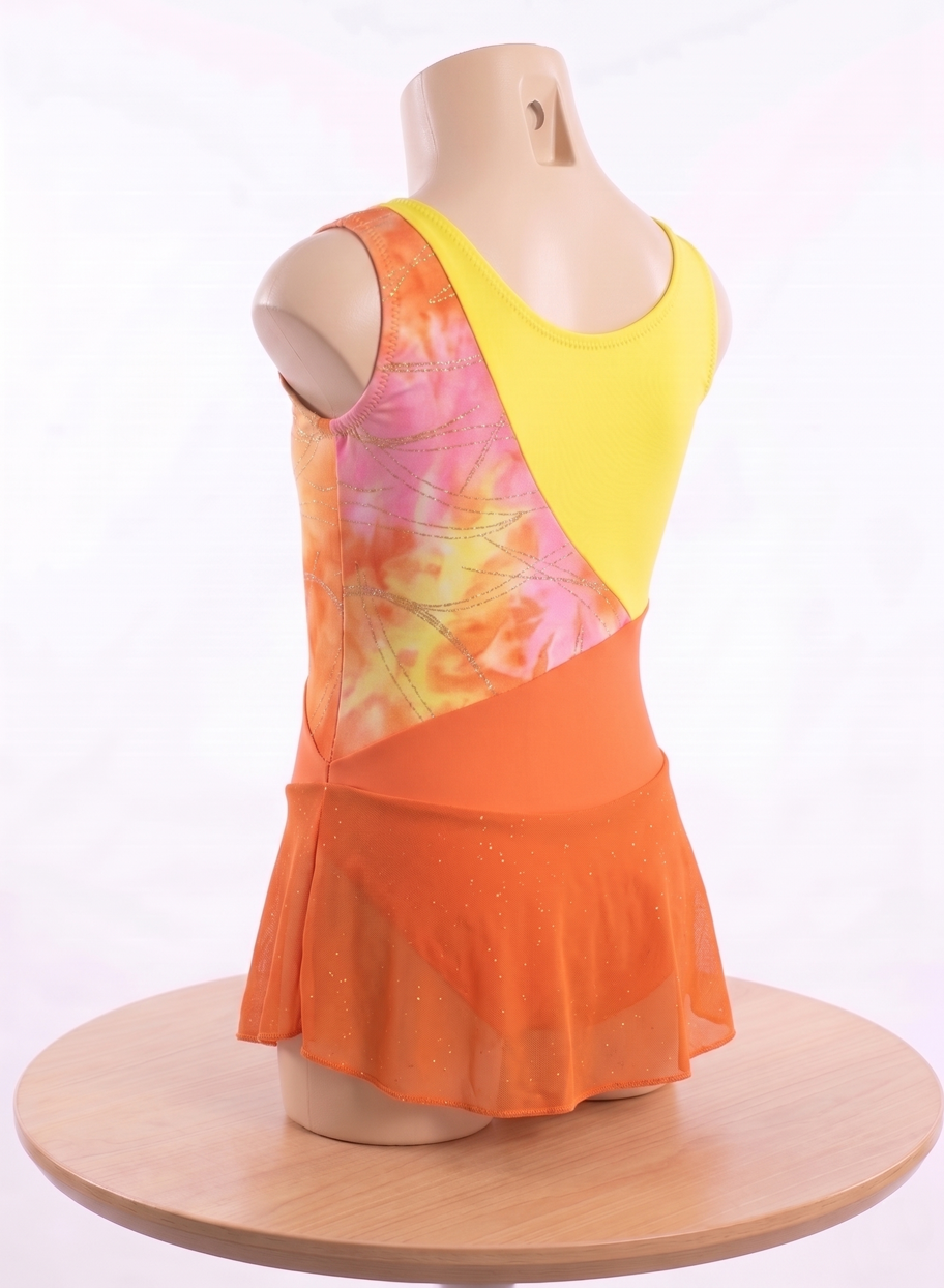 BONITO MAILLOT PATINAJE DE NIÑA