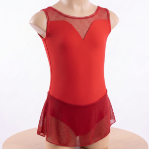 bonito maillot de patinaje para niña