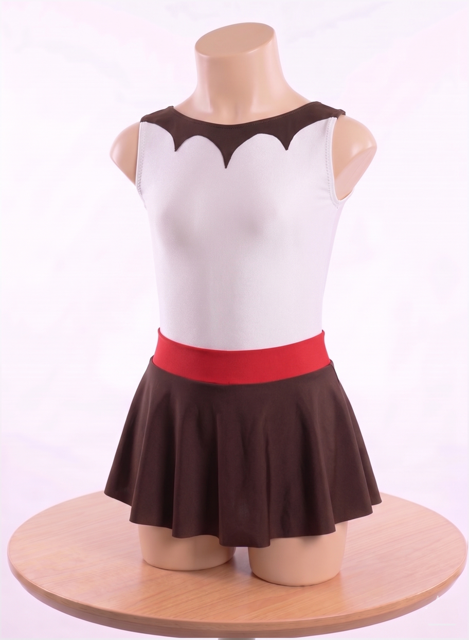 maillot patinaje niña de vaquera