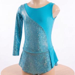 Bonito maillot niña turquesa