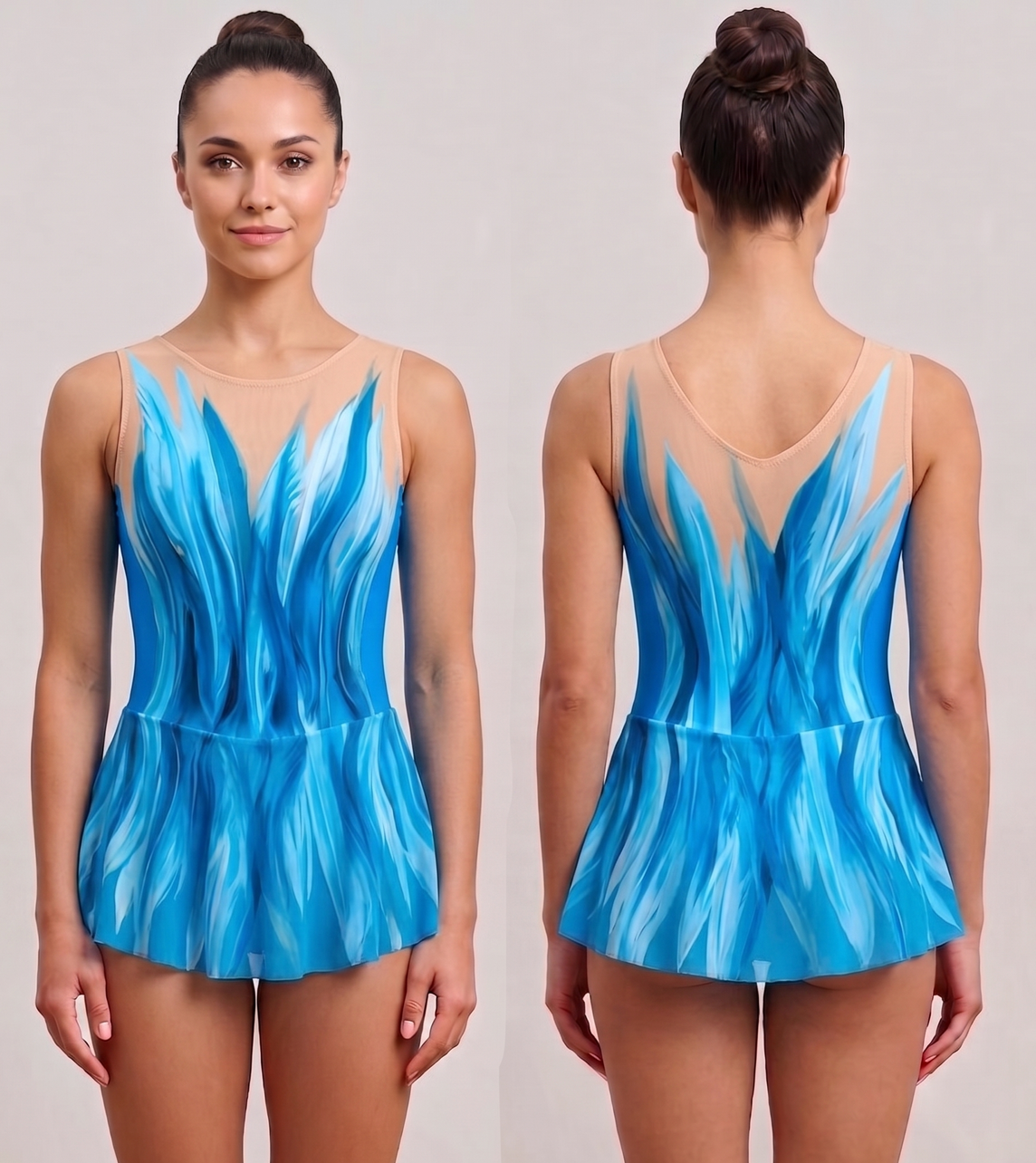 BONITO MAILLOT PATINAJE