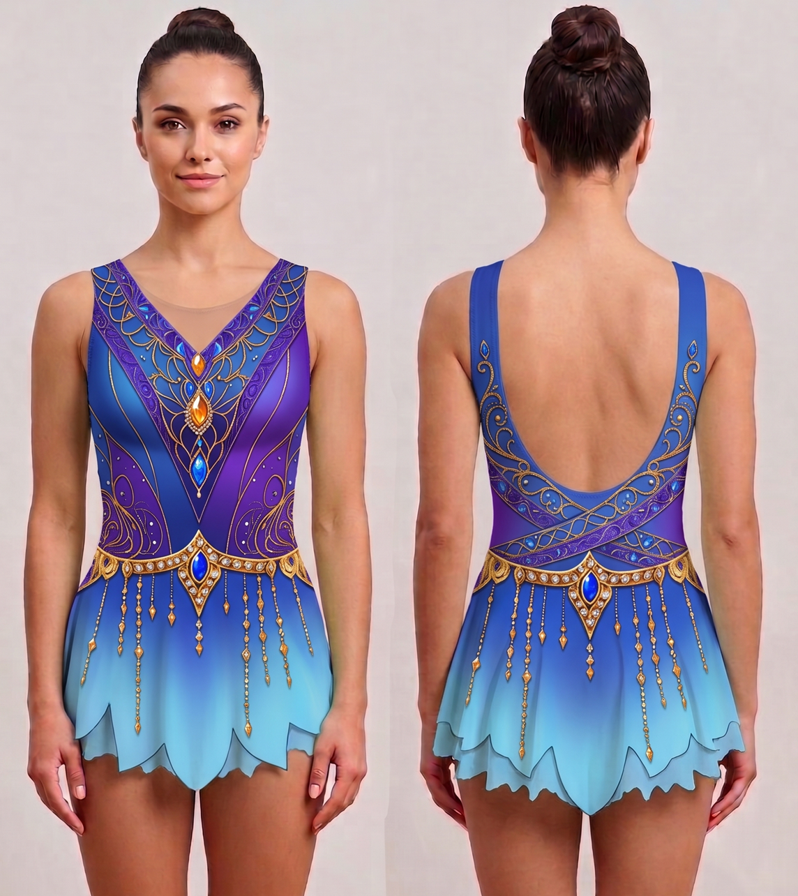 BONITO MAILLOT PATINAJE