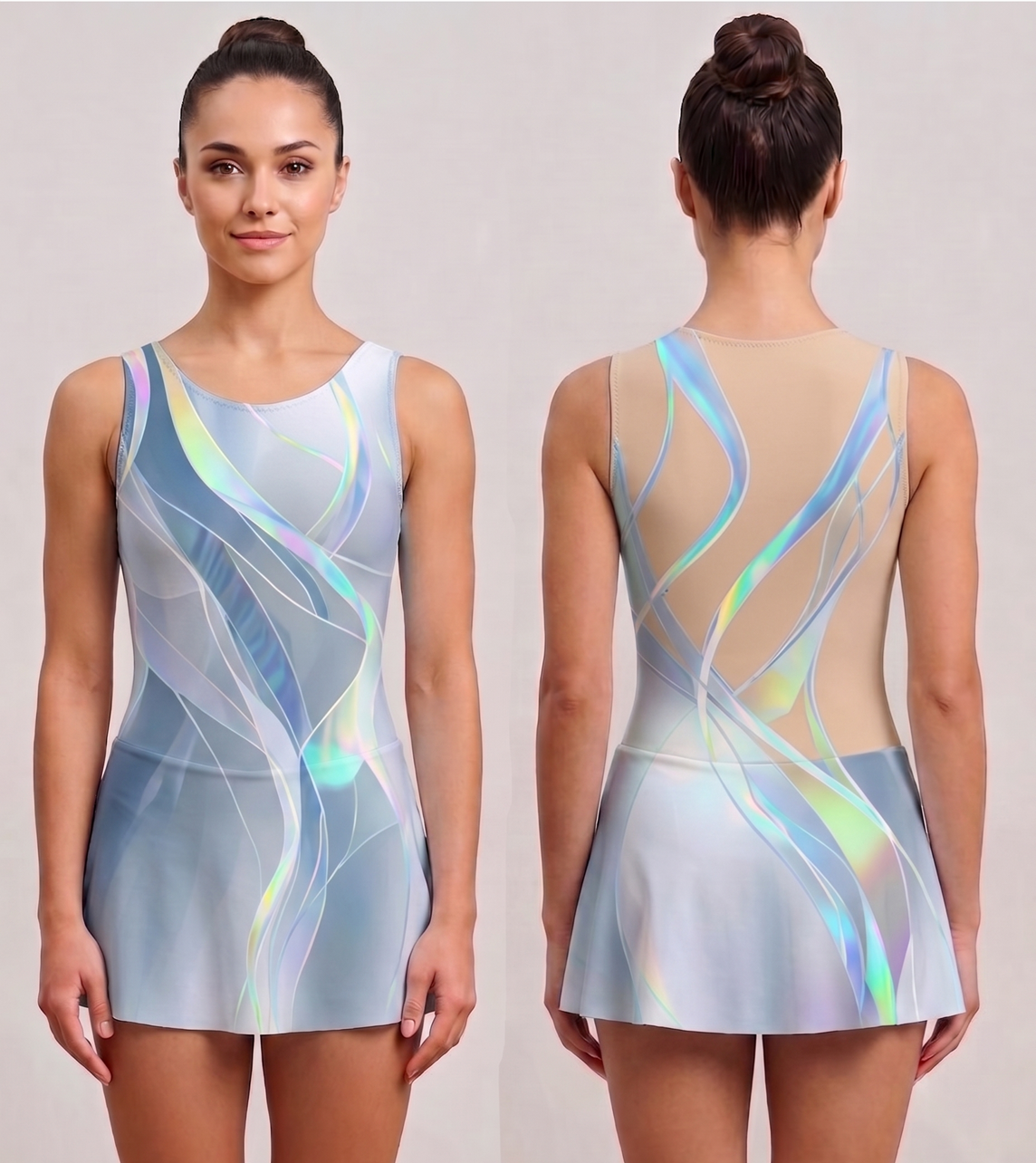 maillot bonito para patinaje