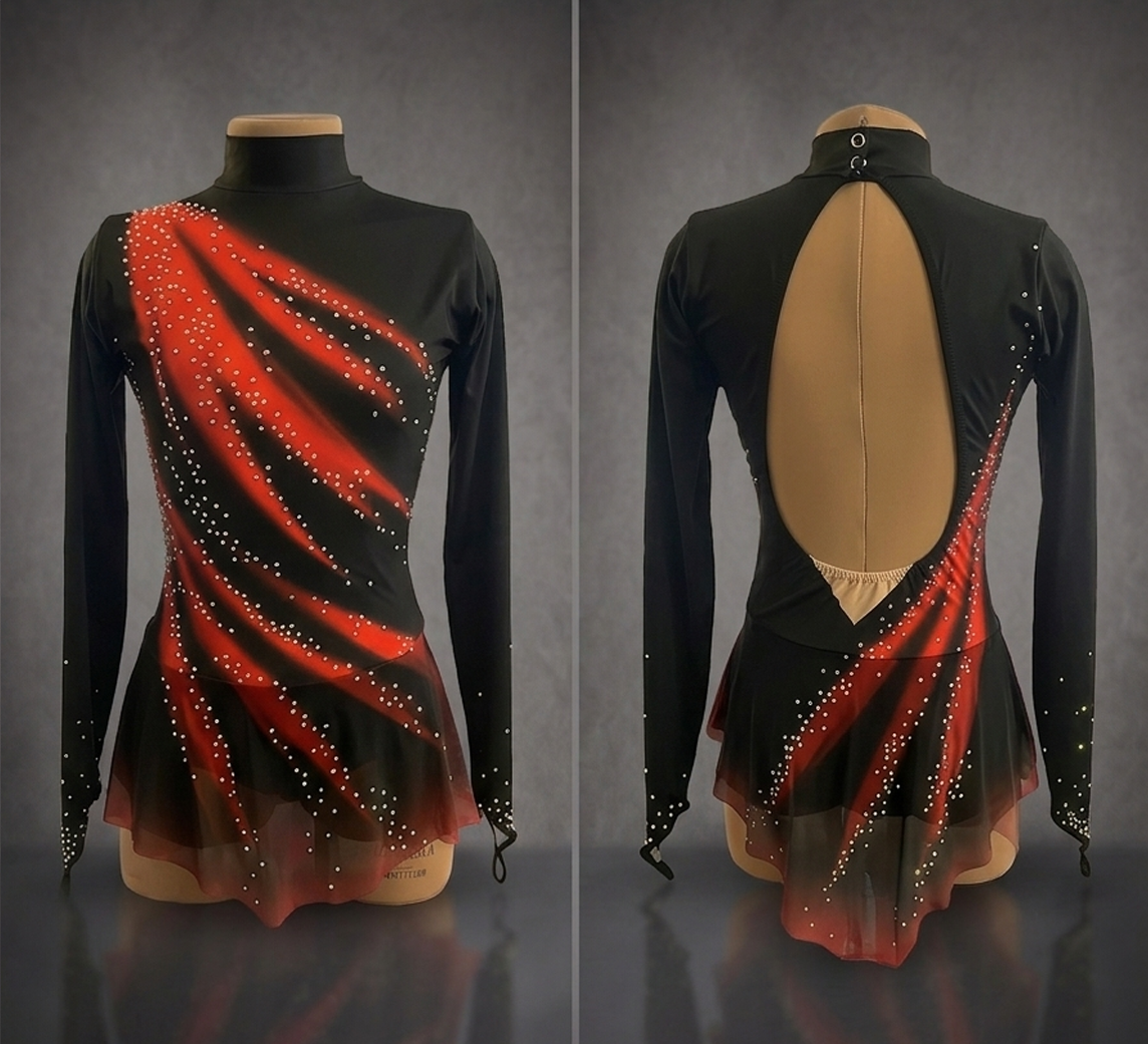 maillot patinaje elegante