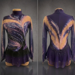 maillot patinaje elegante